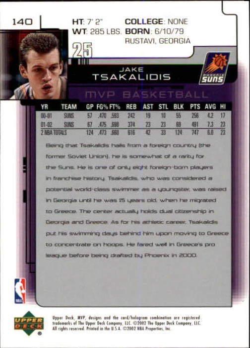 A8481- 2002-03 Upper Deck MVP Basketball #s 1-220 -You Pick- 15+ FREE US SHIP - Picture 279 of 439