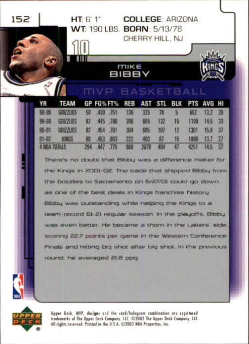 A8481- 2002-03 Upper Deck MVP Basketball #s 1-220 -You Pick- 15+ FREE US SHIP - Picture 303 of 439