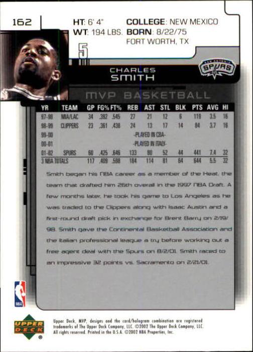 A8481- 2002-03 Upper Deck MVP Basketball #s 1-220 -You Pick- 15+ FREE US SHIP - Picture 323 of 439