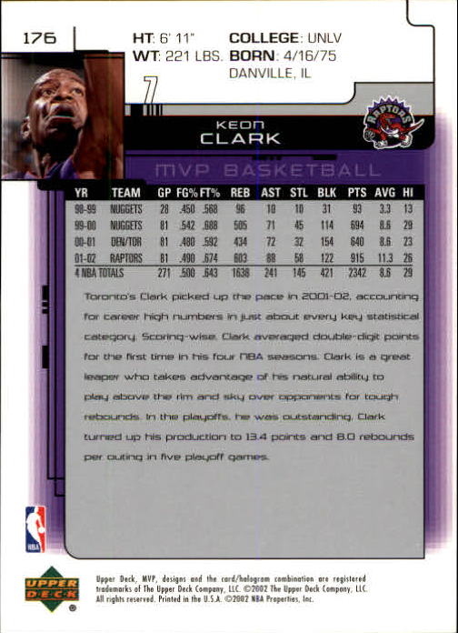 A8481- 2002-03 Upper Deck MVP Basketball #s 1-220 -You Pick- 15+ FREE US SHIP - Picture 351 of 439
