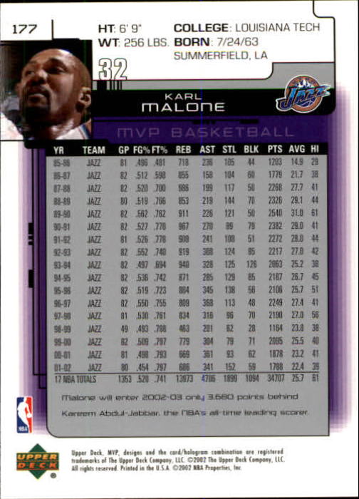 A8481- 2002-03 Upper Deck MVP Basketball #s 1-220 -You Pick- 15+ FREE US SHIP - Picture 353 of 439