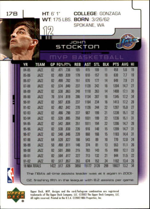 A8481- 2002-03 Upper Deck MVP Basketball #s 1-220 -You Pick- 15+ FREE US SHIP - Picture 355 of 439