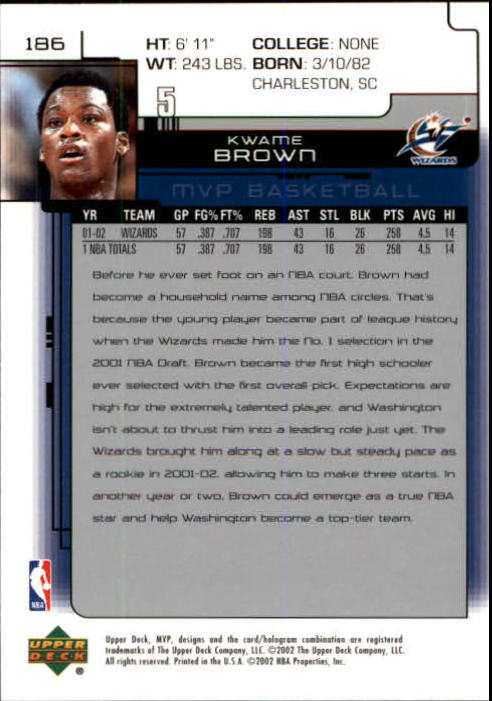 A8481- 2002-03 Upper Deck MVP Basketball #s 1-220 -You Pick- 15+ FREE US SHIP - Picture 371 of 439