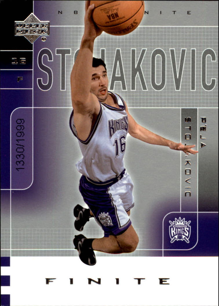 2002-03 Upper Deck Finite #81 Peja Stojakovic