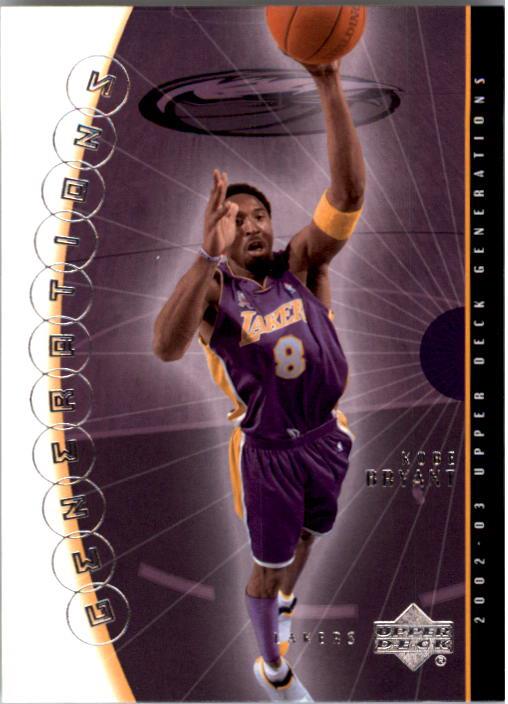 2002-03 Upper Deck Generations #20 Kobe Bryant