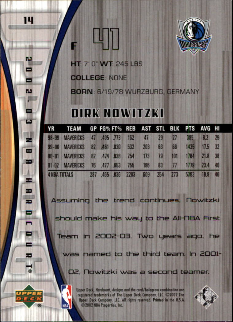 Dirk Nowitzki cards (1999-2021) Mavericks - You Choose - Bild 90 von 266