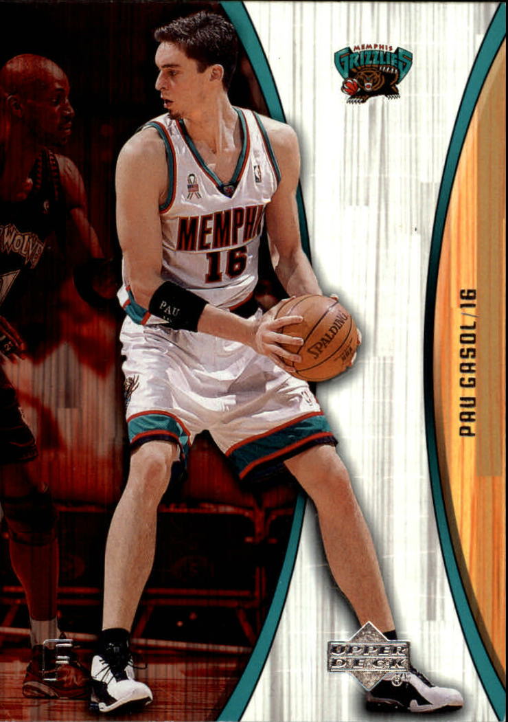  2002-03 Hoops Pau Gasol Grizzlies Game Used Warm Ups Basketball  Card #16 : Collectibles & Fine Art