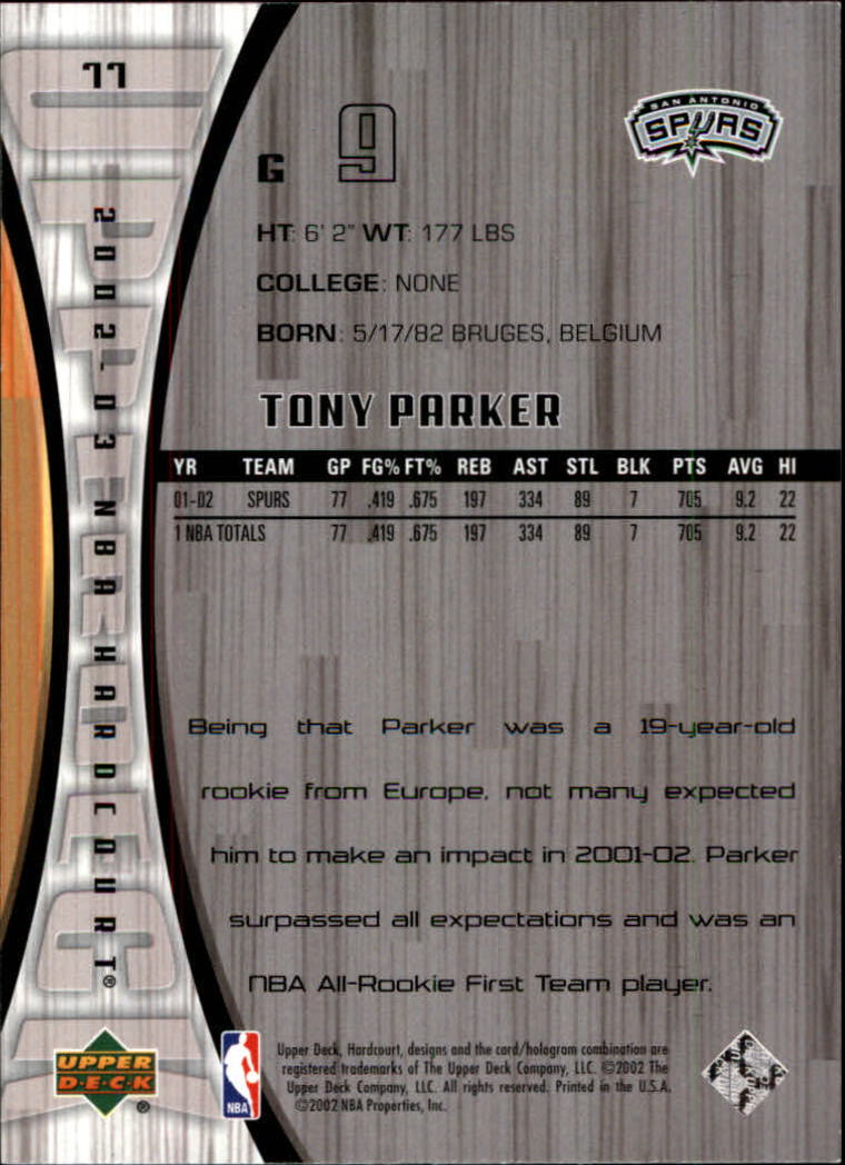 Tony Parker cards (2002-2018) Spurs Hornets - You Choose - Picture 29 of 227