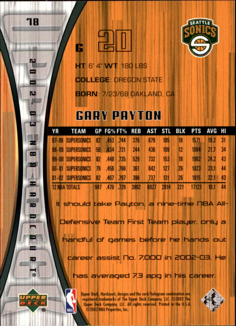 Gary Payton cards (1991-2022) Sonics Heat Lakers Bucks - You Choose - Picture 183 of 258