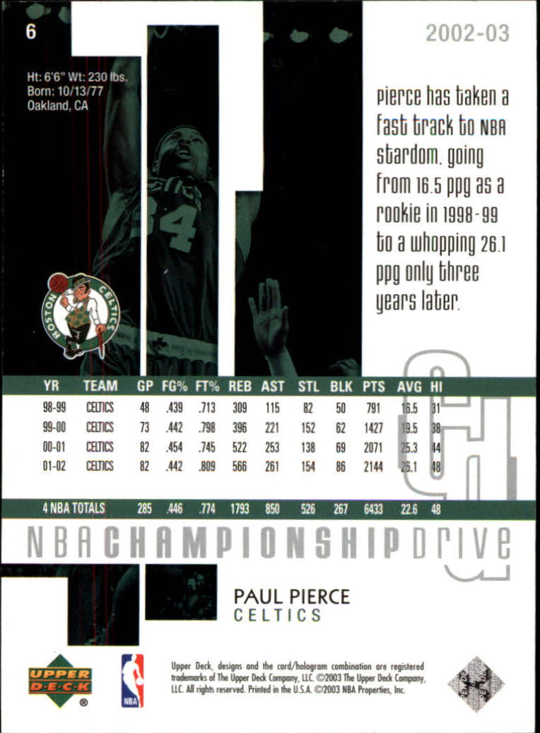 Paul Pierce cards (1999-2021) Celtics Nets - You Choose - Bild 97 von 360
