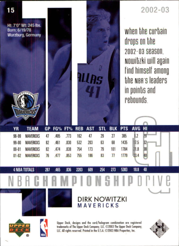 Dirk Nowitzki cards (1999-2021) Mavericks - You Choose - Bild 88 von 266