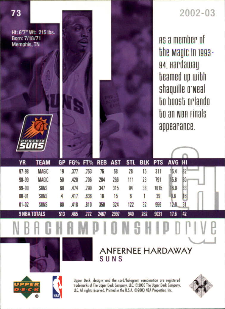 Anfernee Hardaway cards (1994-2021) Magic Suns Memphis State - Picture 149 of 196