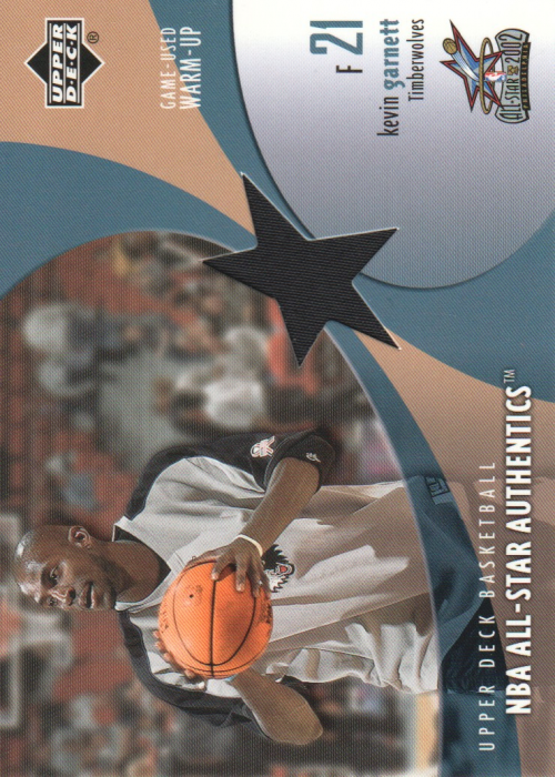 2002-03 Upper Deck All-Star Authentics Warm-Ups #KGAW Kevin Garnett