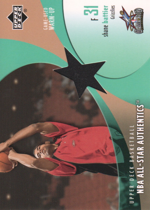 2002-03 Upper Deck All-Star Authentics Warm-Ups #SBAW Shane Battier