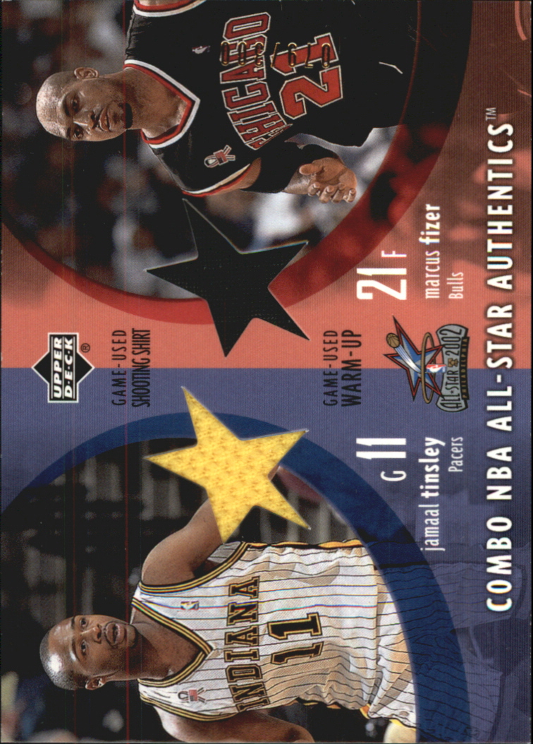 2002-03 Upper Deck Combo All-Star Authentics #JTMF Jamaal Tinsley/Marcus Fizer