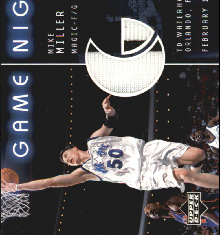 2002-03 Upper Deck Game Night Jerseys #GNMM Mike Miller