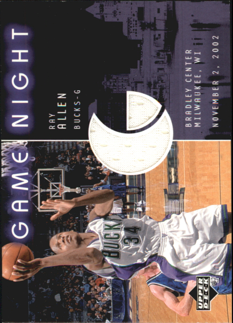 2002-03 Upper Deck Game Night Jerseys #GNRA Ray Allen