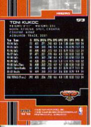 2002-03 Ultra #53 Toni Kukoc back image