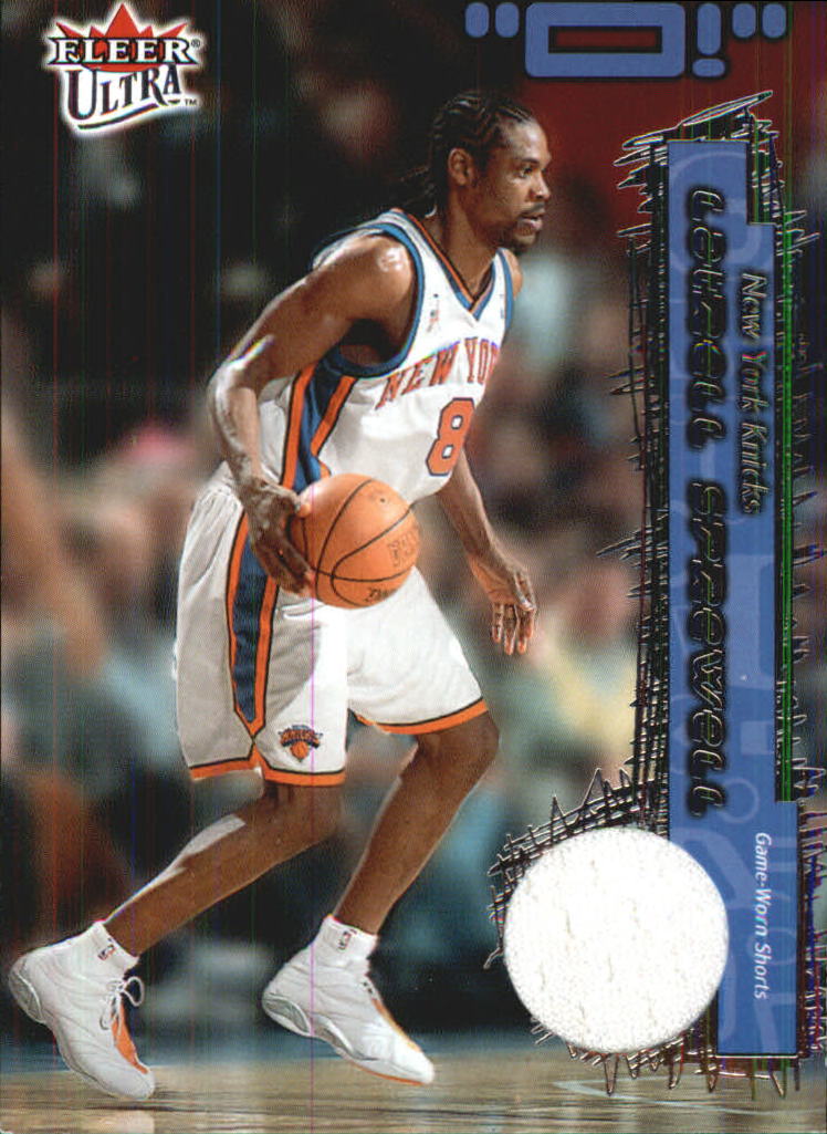 2002-03 Ultra O! Game Used #9 Latrell Sprewell