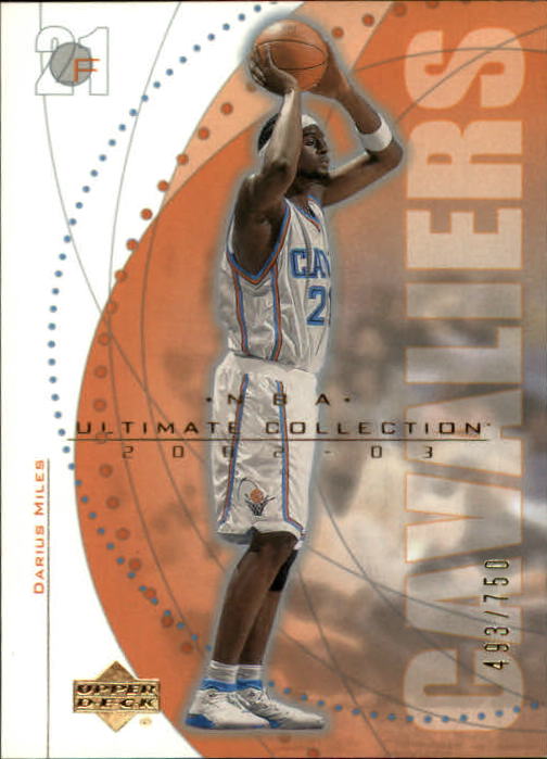 2002-03 Ultimate Collection #8 Darius Miles