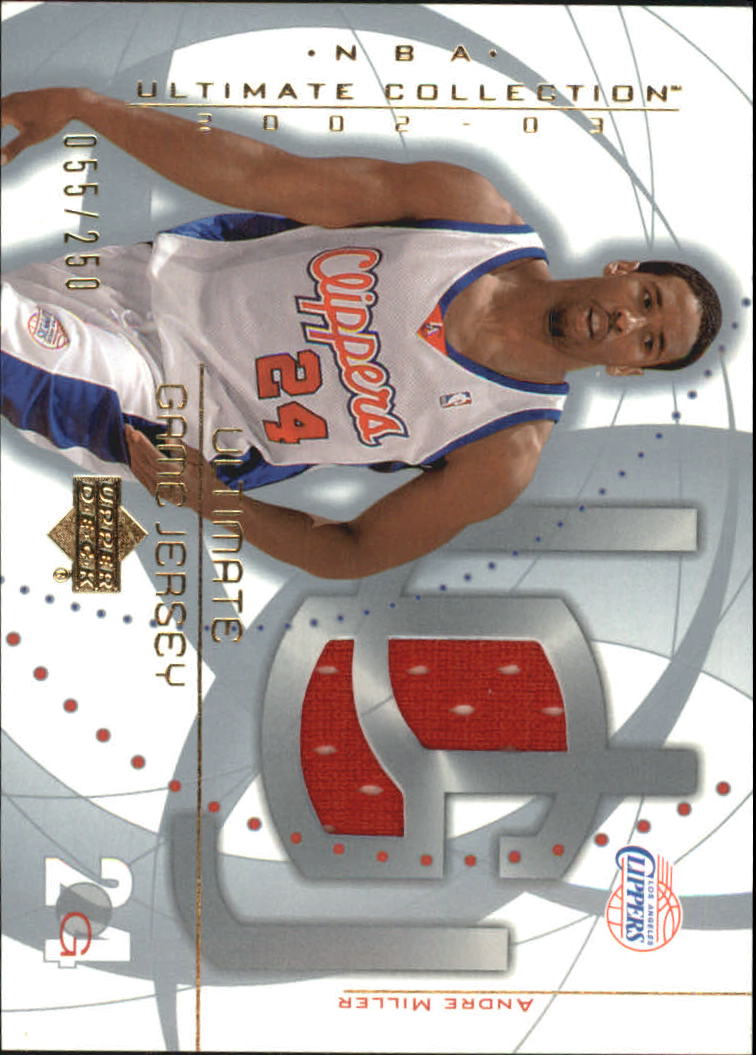 2002-03 Ultimate Collection Jerseys #AM Andre Miller