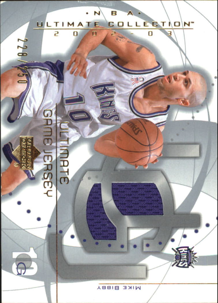 2002-03 Ultimate Collection Jerseys #MB Mike Bibby