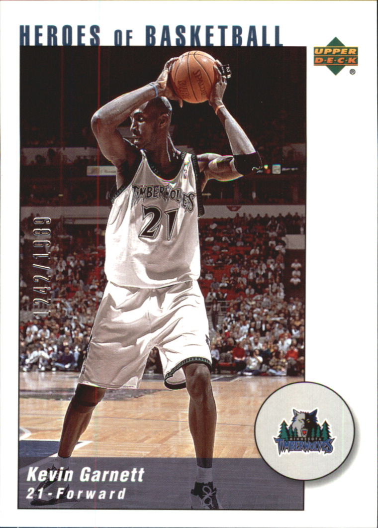 2002-03 UD Authentics Kevin Garnett Heroes of Basketball #KG6 Kevin Garnett