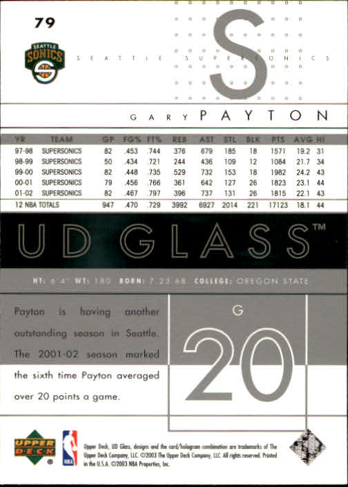 Gary Payton cards (1991-2022) Sonics Heat Lakers Bucks - You Choose - Picture 179 of 258