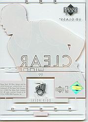 2002-03 UD Glass #99 Jason Kidd CW back image