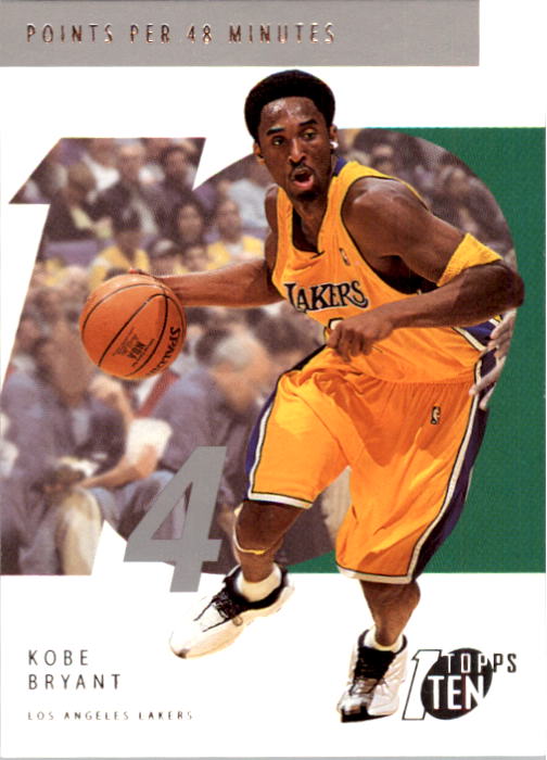 2002-03 Topps Ten #14 Kobe Bryant