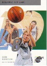 2002-03 Topps Ten #28 Dirk Nowitzki