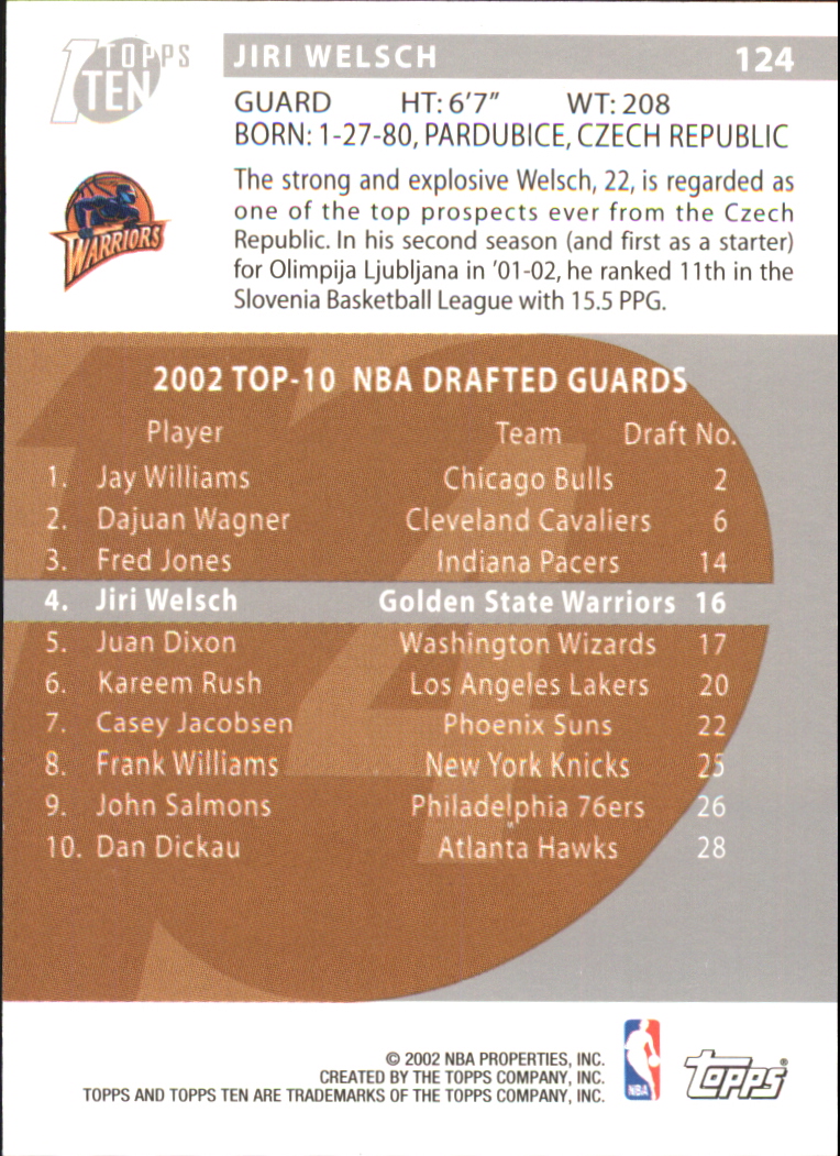 A1611- 2002-03 Topps Ten Bk Card #s 1-150 +Inserts -You Pick- 15+ FREE US SHIP - Picture 227 of 251