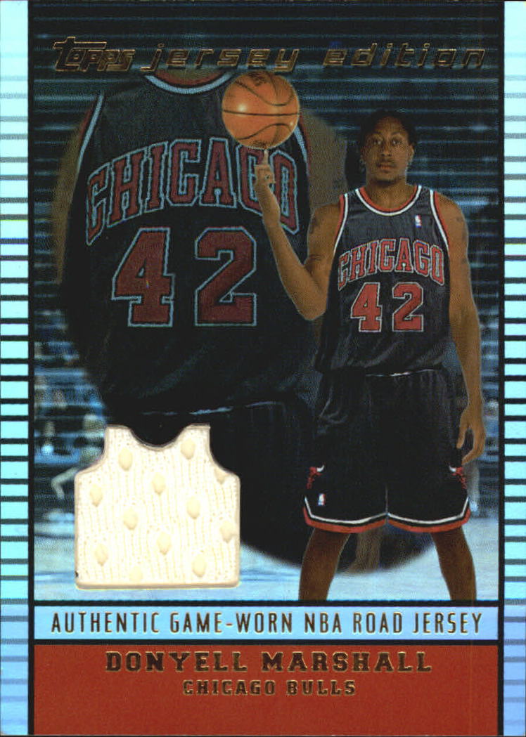 2002-03 Topps Jersey Edition #JEDMA Donyell Marshall R UER