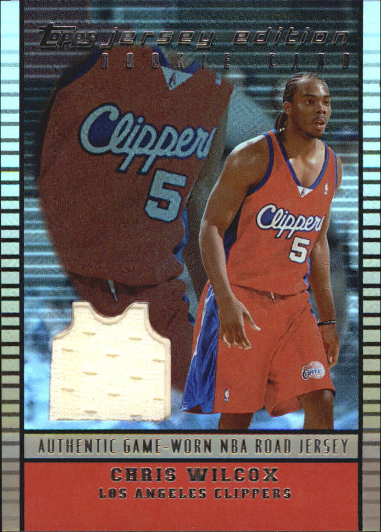 2002-03 Topps Jersey Edition Copper #JECW Chris Wilcox R ERR