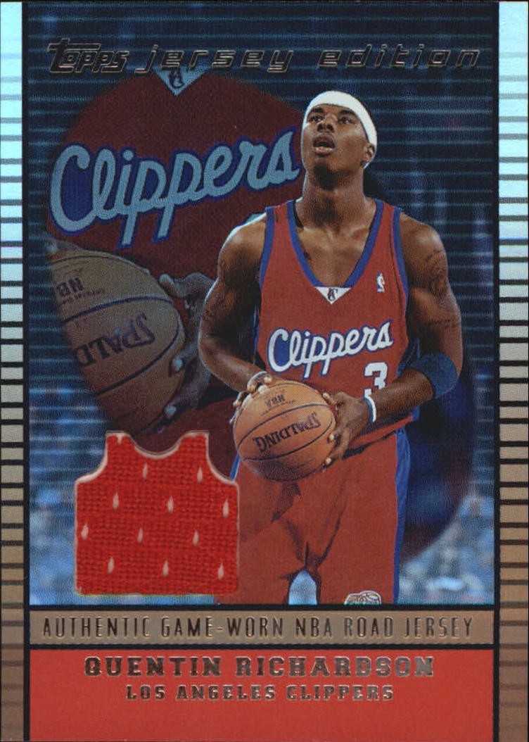2002-03 Topps Jersey Edition Copper #JEQR Quentin Richardson R