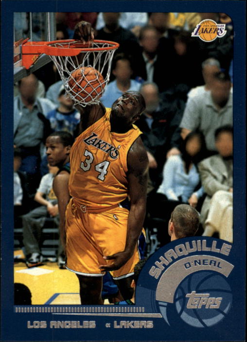 2002-03 Topps #1 Shaquille O'Neal
