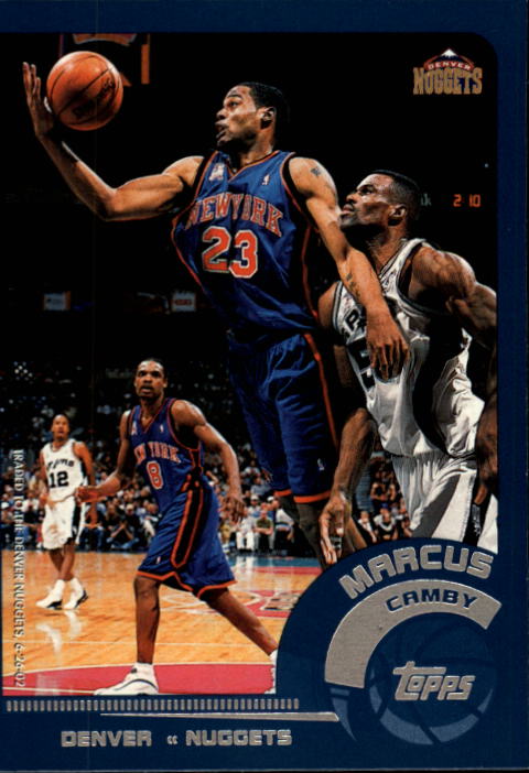 2002-03 Topps #72 Marcus Camby