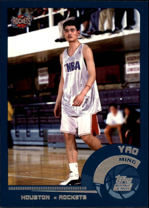 2002-03 YAO MING (4) Card rookie Lot - Rockets