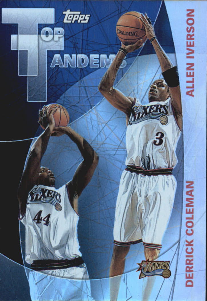 2002-03 Topps Top Tandems #TT3 Derrick Coleman/Allen Iverson