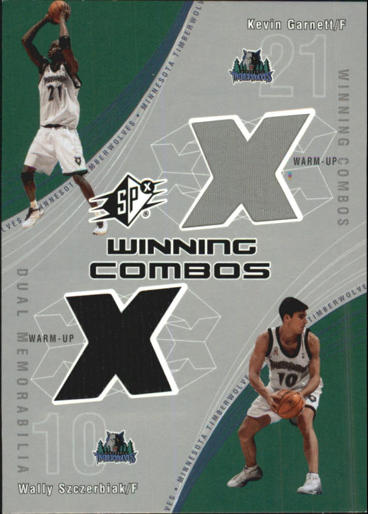 2002-03 SPx Winning Combos #KGWS Kevin Garnett/Wally Szczerbiak