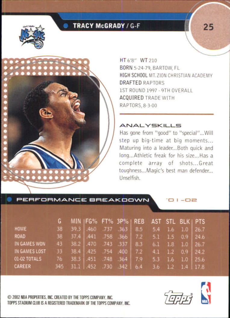 Tracy McGrady cards (1998-2021) Magic Raptors Rockets - You Choose - Picture 119 of 275