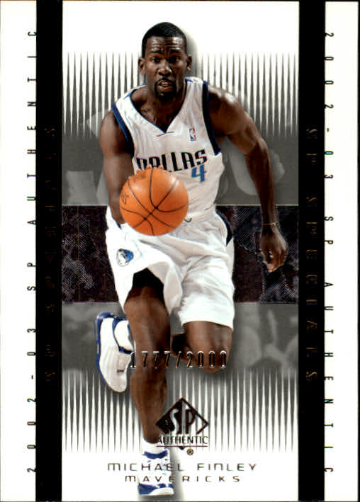 2002-03 SP Authentic #126 Michael Finley SPEC