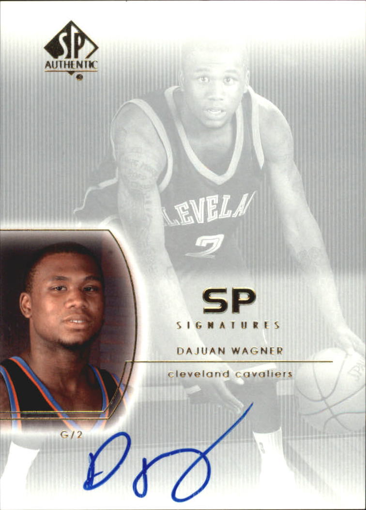2002-03 SP Authentic SP Signatures #DW DaJuan Wagner