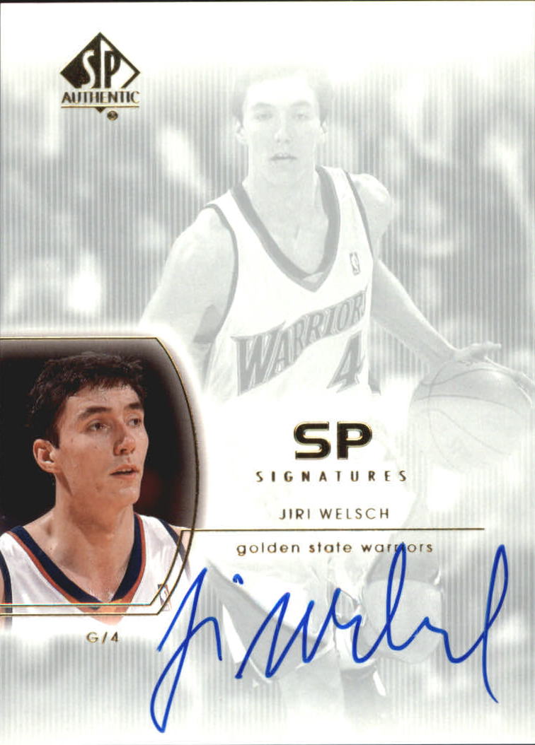 2002-03 SP Authentic SP Signatures #WE Jiri Welsch