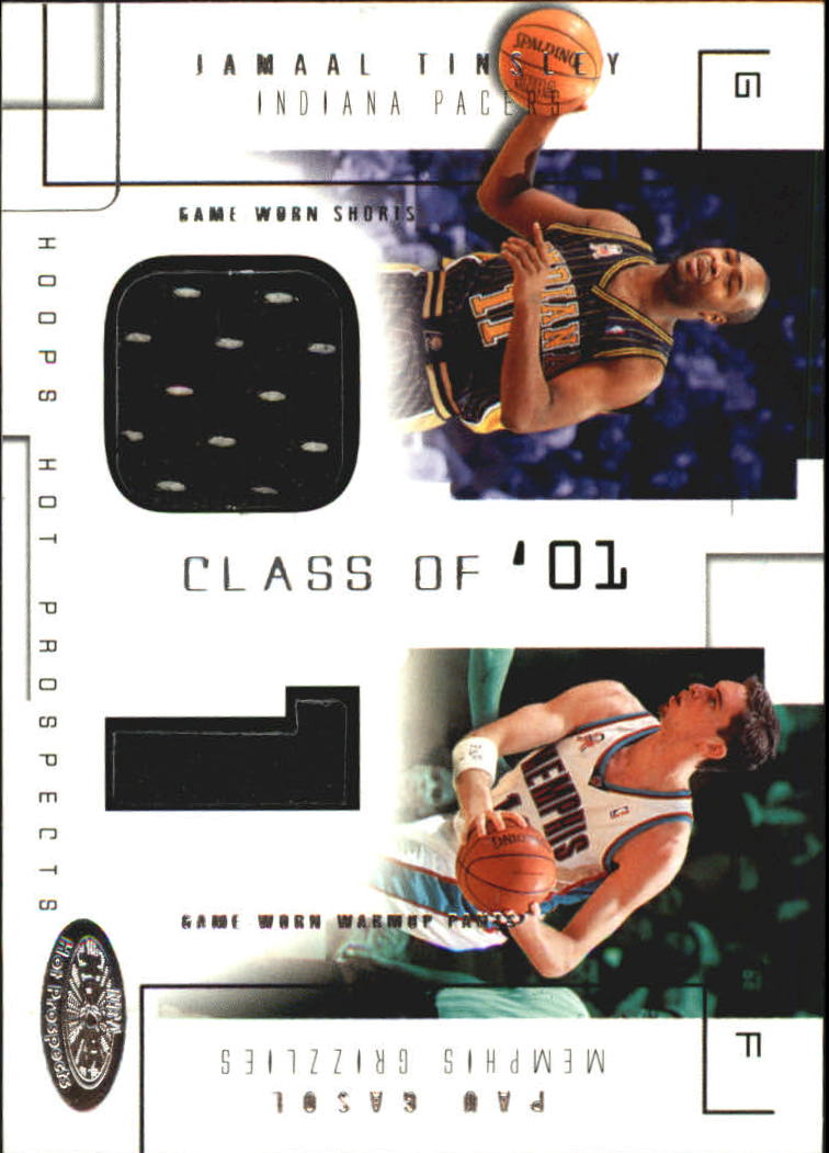 2002-03 Hoops Hot Prospects Class Of Jerseys #5 Jamaal Tinsley/Pau Gasol