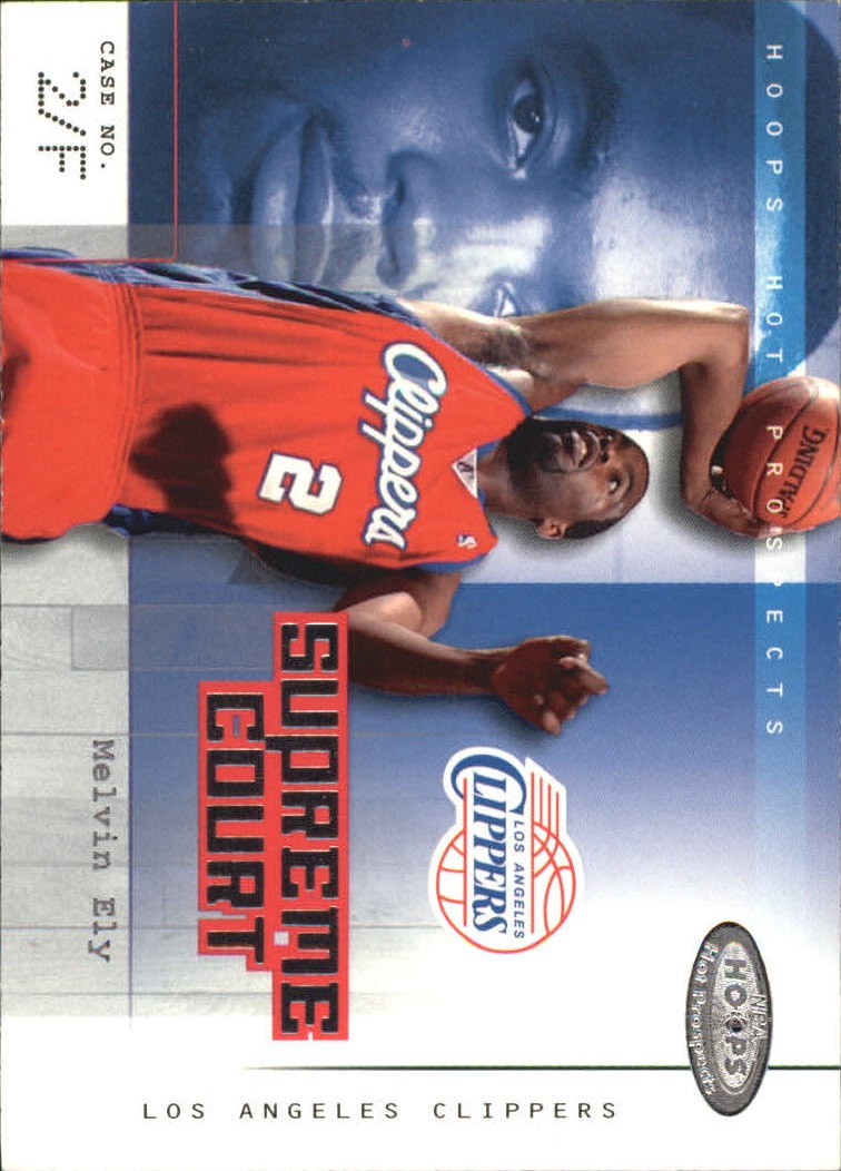 2002-03 Hoops Hot Prospects Supreme Court #1 Melvin Ely