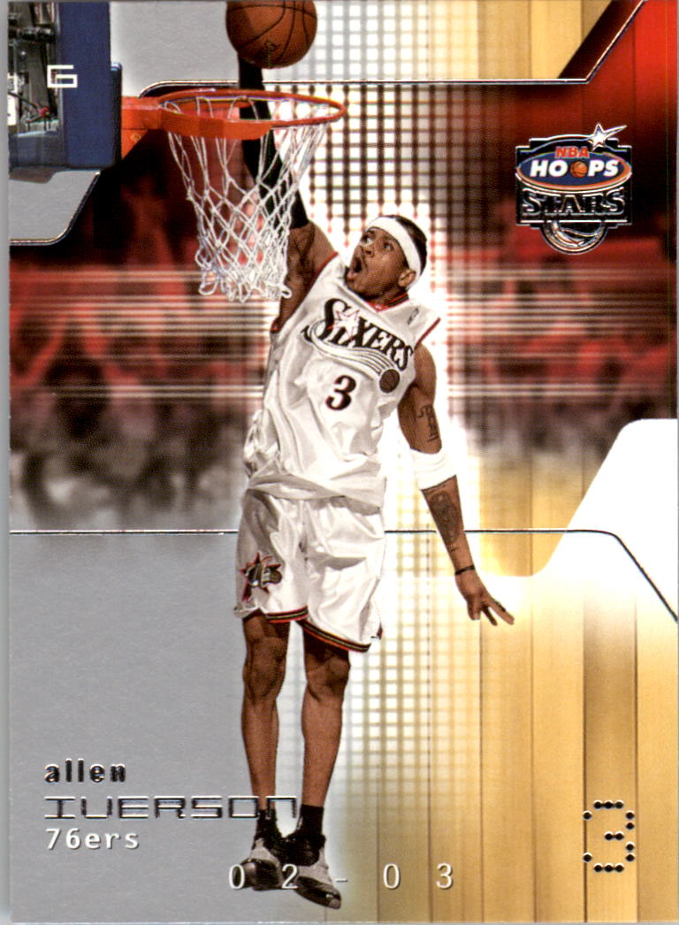2002-03 Hoops Stars #3 Allen Iverson