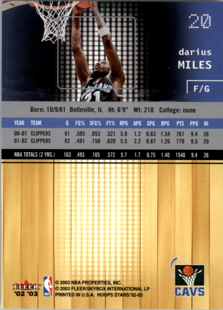 2002-03 NBA Hoops Stars - #142 David Robinson