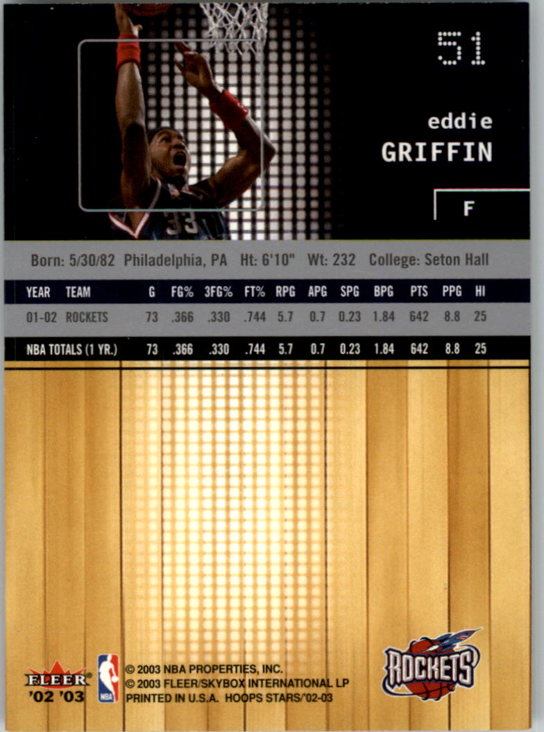 2002-03 NBA Hoops Stars - #142 David Robinson