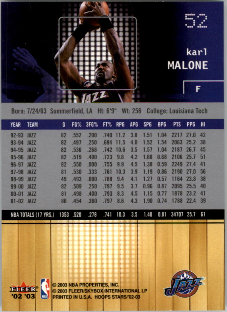 2002-03 NBA Hoops Stars - #142 David Robinson